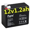 Rechargeable stealed lead acid 12v 1.2ah Voltage and Free Maintenance Type ups battery for computer