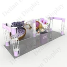 Light weight fast building 3*6 straight exhibition pop up wall display trade show easy pop up stand