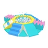 Philippines round swimming pool baby kids soft play set Ball pit plastic ball for pool