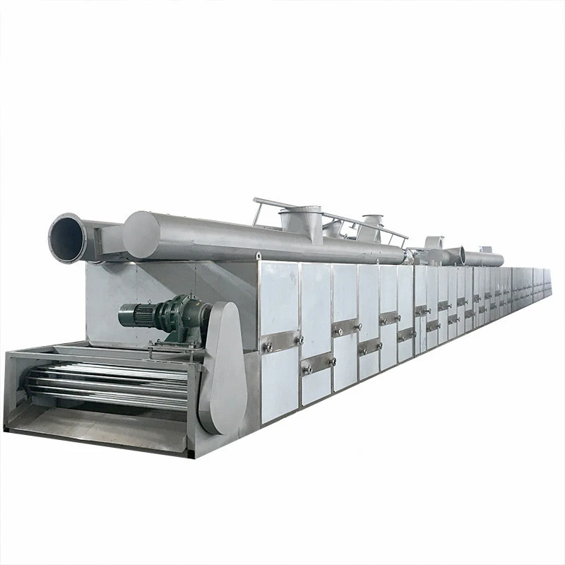 High Efficient Foodstuff Conveyor Mesh Belt Dryer Green Barley Dehydrator Drying Machine