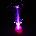 New night light LED colorful rose fiber optic flash stars holiday gifts toy