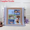 Wholesale Rugby Football Sports Cartoon Animals 100% Cotton Quilted Comfort Children Kids Quilt