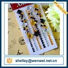 Fashion design crystal diamond acrylic sticker