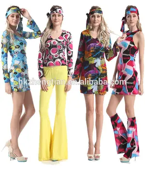 walson girls party adult 60s 70s groovy lady hippy flower power