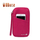 Fashion mini slim waterpoof custom passport card holder travel wallet for men women