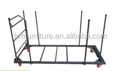 Norman trolley for the rectangular tables's transport and storage