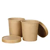 Amazon Top Seller 2018 Eco Friendly Kitchen Accessories Ice Cream Soup Cup Dessert Bowls Custom Disposable Kraft Paper Cups