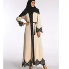lace emborideried splicing design ladies islamic muslim abaya