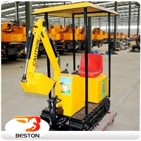 Fiberglass material children excavator small used excavator for sale
