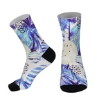 KANGYI Custom Seamless Design Mens printed Socks Athletic Customized cycling Sock