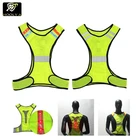 2017 Hot Sale Night Vision Sports Clothing Led Flashing Safety Running Jacket vest