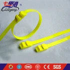 New design Nylon 66 plastic double locking cable ties