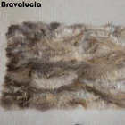 Chinese Natural raccoon comforter blanket, raccoon fur material