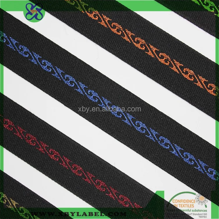 custom colourful woven webbing /ribbon for gift