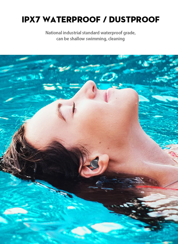 Bluetooth 5.0 True Wireless Mini Waterproof Tws Earphones Earbuds with Charging Case - ANKUX.COM