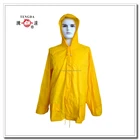 raincoat factory sale promotion yellow pvc rain coats with pants