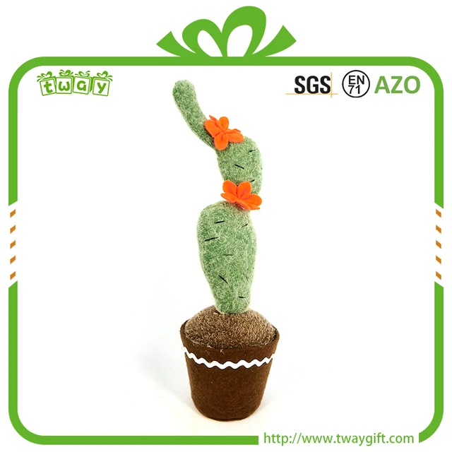 Top grade 10 inch hotel decorative plant gifts bulk artificial craft cactus for decoration