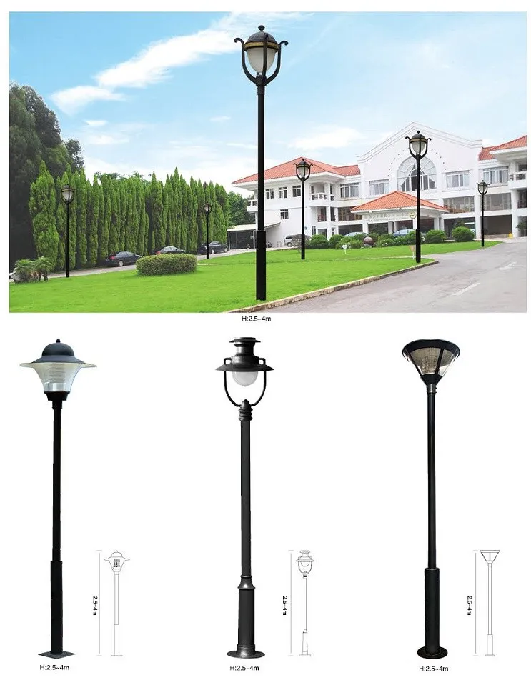 Applied in Square 3.5m 4m LED Garden Light Outdoor