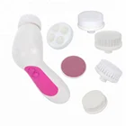 6 in 1 Electric Facial Cleansing Brush Massager Powered Cleansing Devices Blackhead Acne Unisex Face Body Brush AE-805A