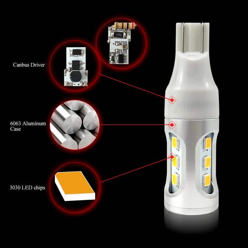 t15 led bulb structure