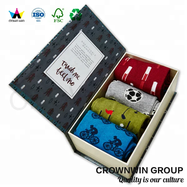 crownwin wholesale socks gift storage packaging box