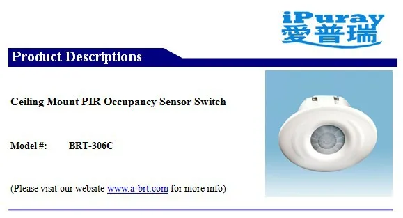 Ceiling Mount Pir Occupancy Sensors For Lighting View Occupancy