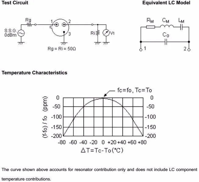 433.42MHz Saw Resonator