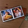 wedding album leather cover whiteboard paper print photo book binding with printing