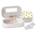 Pineapple Printed Earring Organiser Stylish Travel Accessories Jewelries Organizer Boxes