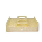 Hotel Inn Use Non-slip Acrylic Serving Tray Plastic Tray