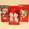 Factory directly sale wholesale Professional Design Gift Hand Made paper Greeting Card valentine day birthday card with flower