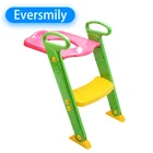 Baby item Potty Toilet Seat with Step Stool Ladder Safe Trainer Kids with Handle