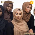 Top Selling Fashion Muslim Women Hijab Crinkle Cotton Hijab