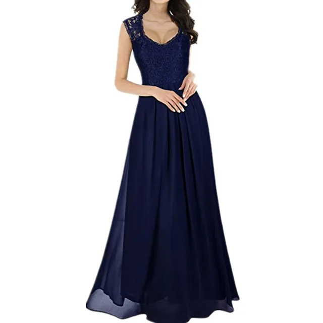 Women's long dress chiffon new style V neck chiffon evening dresses women Bridesmaid dresses chiffon
