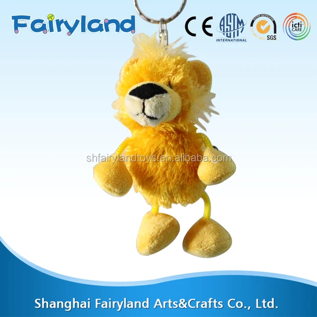 hight quality products promotional gift cute lion plush toy key