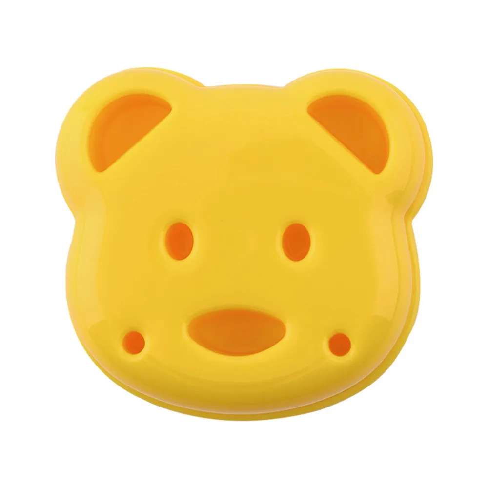 2015 new Home DIY Cookie Cutter Plastic Sandwich Toast Bread Mold Maker Cartoon Bear cake mold cooking tools