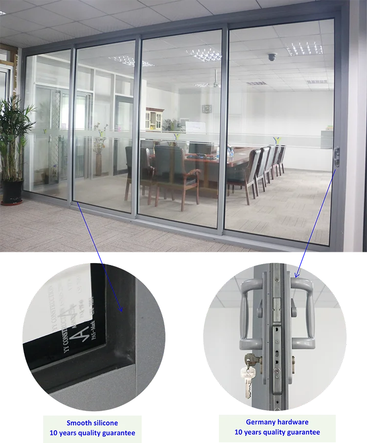 Aluminum Bi Folding Window with Low-e glass for energy saving _Prices Aluminium Bifold Windows