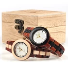 BOBO BIRD Fashion Luxury Brand Ladies Wristwatch Handmade Wooden Watch relojes mujer in Gift Box