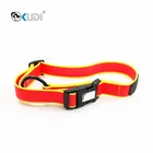 Personalized cheap custom logo pet training large padded walking pvc red rope adjustable waterproof wide collars for dogs