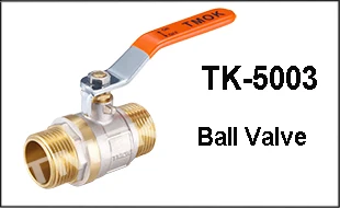 TMOK TK-5005 Brass Ball Valve BSPP Thread CW17n Ball Valve with Aluminum Butterfly Handle/T Handle Water Control Valve