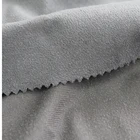 China textile 100% polyester faux leather bronzing suede sofa fabric, faux fur throws for dance carpet