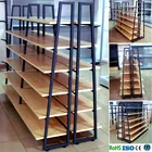 2016 new STEEL WOODEN SHELF for supermarket rack / store shelf