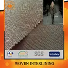 Polyester buckram fabric for men's suits