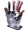 Professional 7pcs Knife Set Stainless Steel Kitchen Knife Set With Acrylic Block