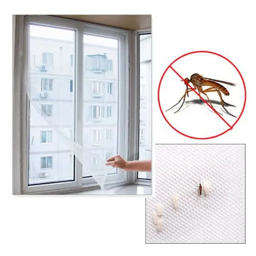 DIY Insect Fly Bug Mosquito Door Window Net Mesh Screen Curtain Protector Flyscreen Worldwide Free Shipping