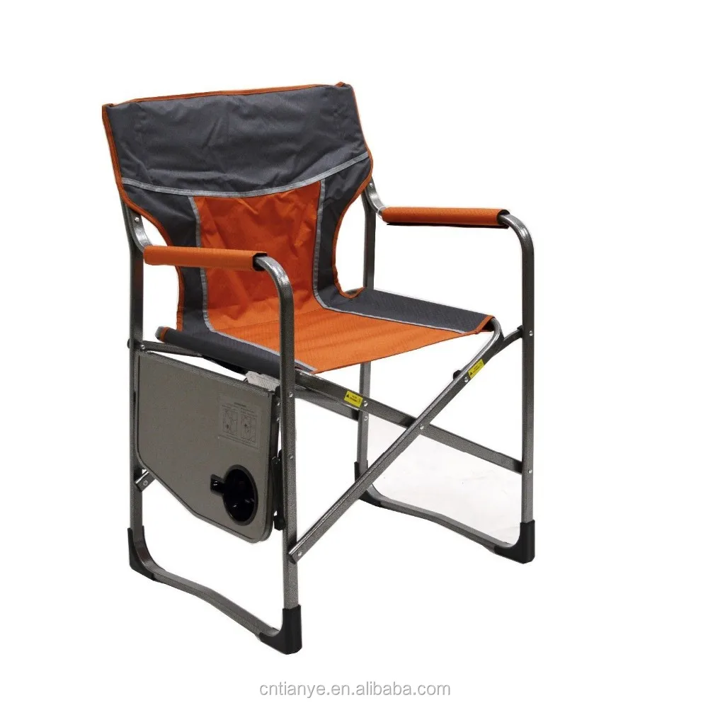 Aluminium Folding Director Chair With Side Table 