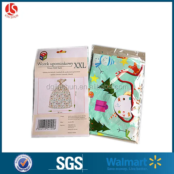 plastic bulk christmas stockings fancy gift bags santa sacks