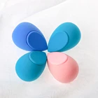 2019 New Design Silicone+Latex free makeup Blender soft beauty sponge foundation make up puff