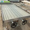 Fixed greenhouse nursery bench growing greenhouse rolling benches