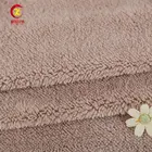 Eco-friendly 100% polyester angel fleece fabric loose knitted beach print